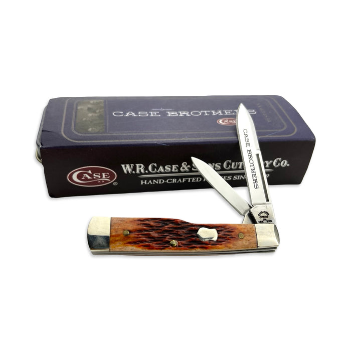 Vintage Case XX Case Brothers 05256 - Chestnut Bone Small Gunstock (6215 SS)