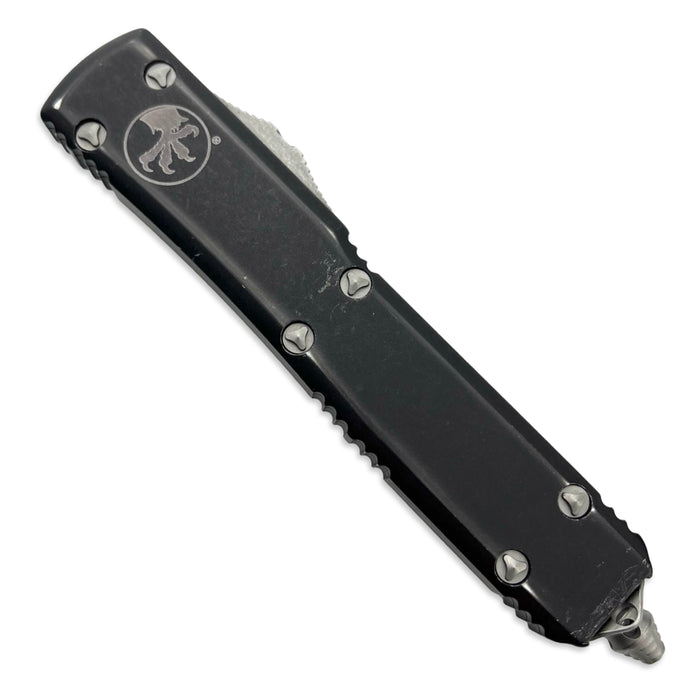 Microtech 123-10DBK - Ultratech T/E Distressed Black Apocalyptic Standard