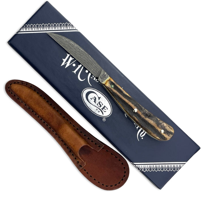 Vintage Case XX 10012 - Stag Desk Knife Damascus (517-3 DAM)