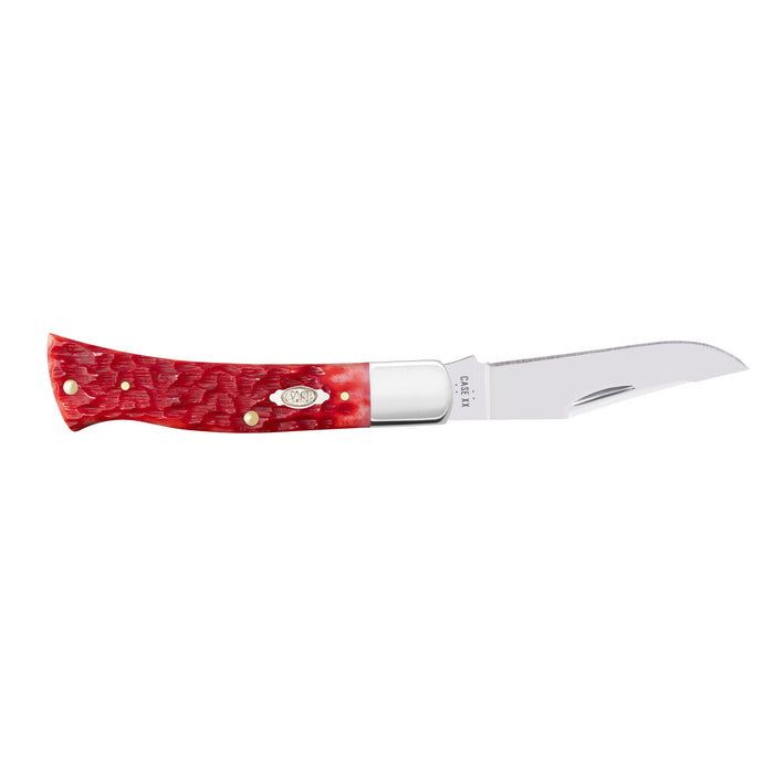 Case 31942 - Dark Red Bone Peach Seed Jig Case Axe Handle (BR61135 CS)