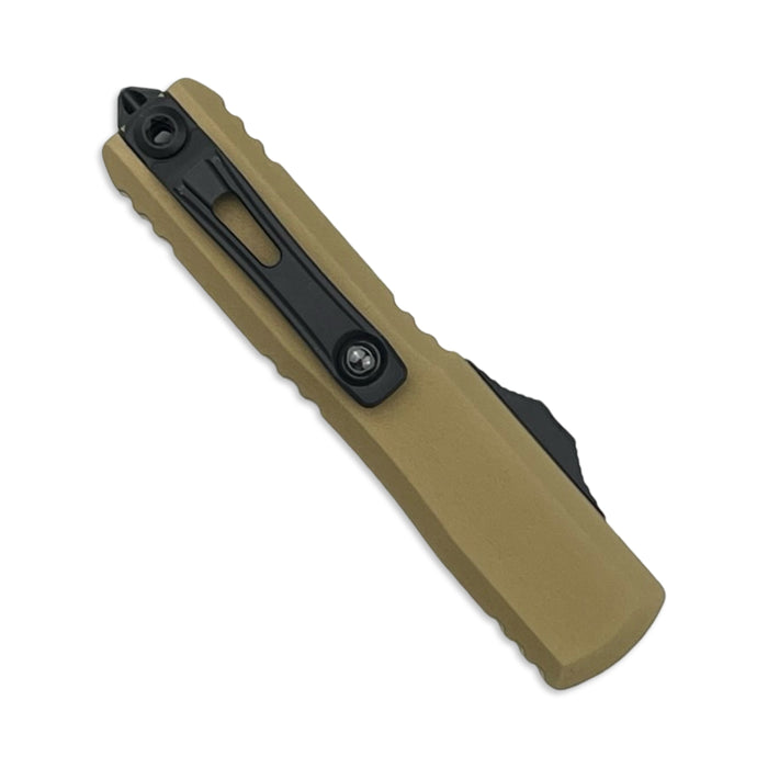 Microtech 11494-3TA - UTX-70 D/E Gen IV Tan Full Serrated