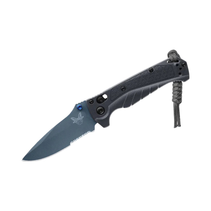 Benchmade 18065SBT-01 - Mini Adira Tempest Gray Partially Serrated