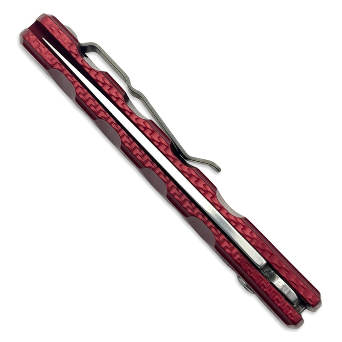 Piranha P15 Virus Red Plain Edge Mirror Finish