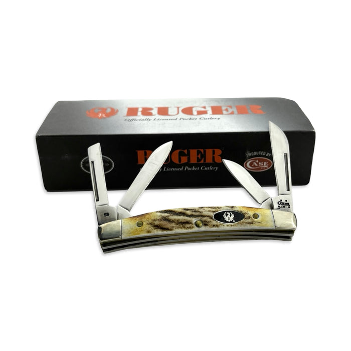 Vintage Case XX Ruger 06538 - Burnt Stag Small Congress (5468 SS)