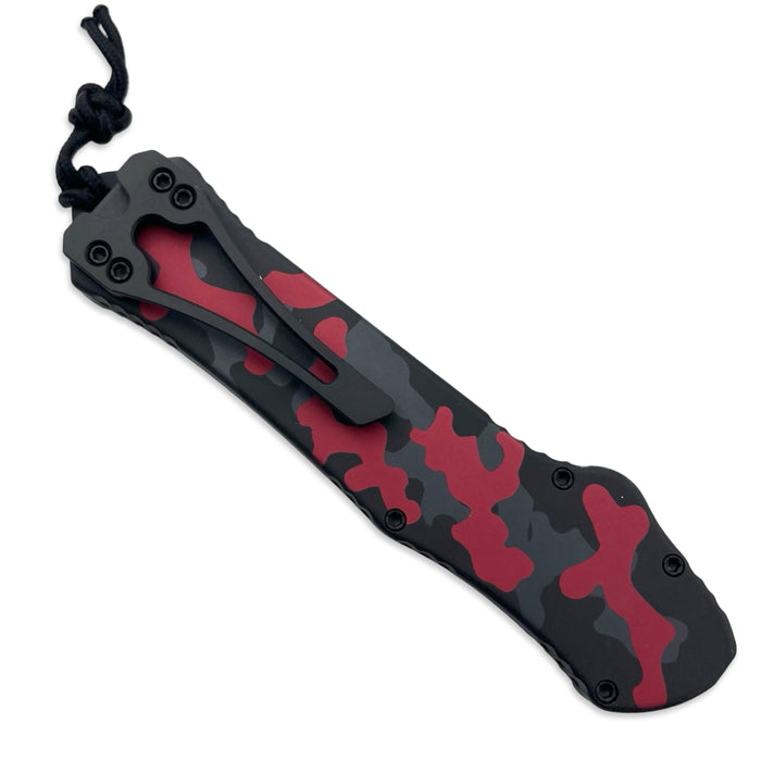 Heretic H006-10A-RCAMO - Hydra Tanto 2-Tone Black Red Camo