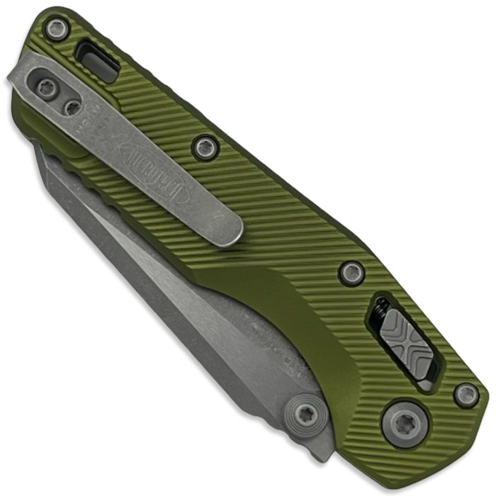 Microtech 210M-10APFLOD - MSI Mini S/E Fluted OD Green Apocalyptic Standard