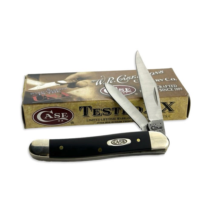 Vintage Case XX 00220 - Black Synthetic Smooth Texas Jack (22087 SS) - Year 2011