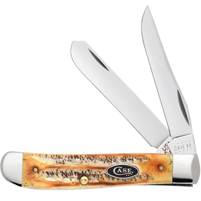 Case 39872 - 6.5 Bone Stag Black Case Shield Mini Trapper