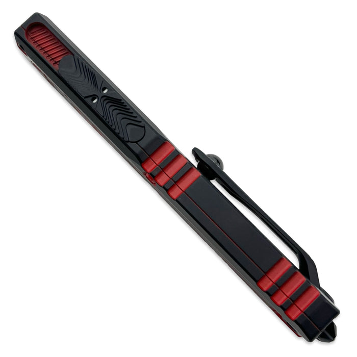 Microtech 11224-1RDROS - Ultratech D/E Gen IV Tron Signature Series Red Standard