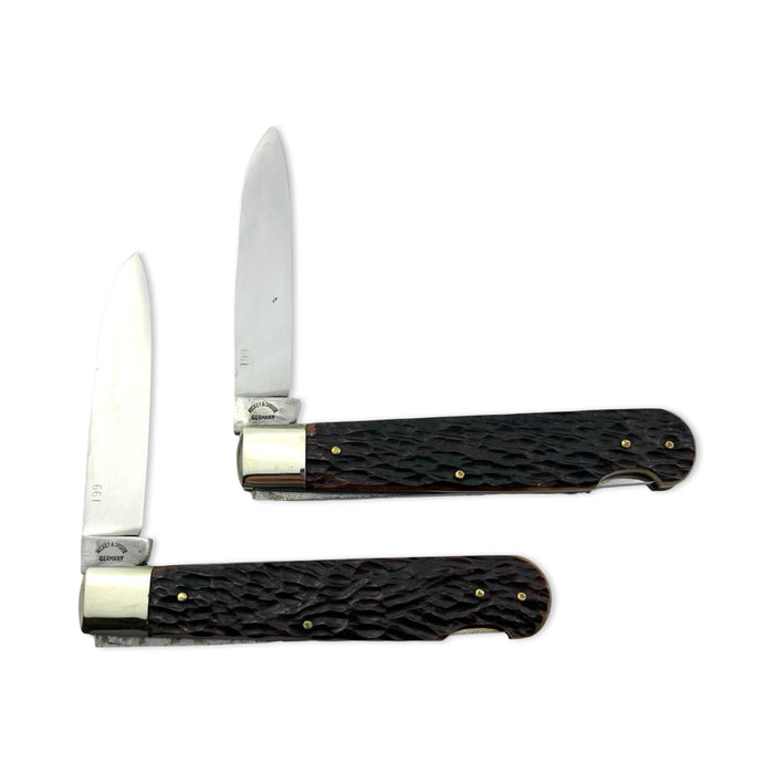 Vintage Battle Axe Limited Edition "Bonnie & Clyde" Knife Set #199