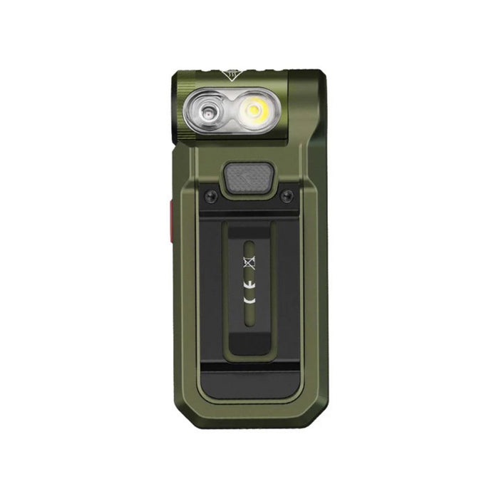 Fenix SW05R-UV Clip On Flashlight & UV Light - Green