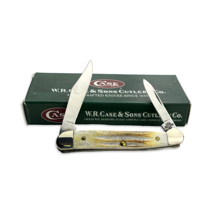 Vintage Case XX 00519 - Second Cut Burnt Stag Mini Copperhead (52109X SS)