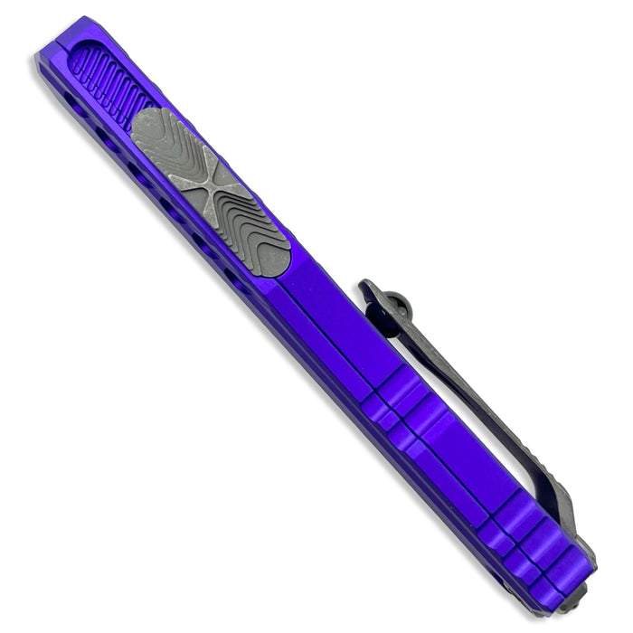 Microtech 1242-10APPU - Cypher II D/E Purple Apocalyptic Standard