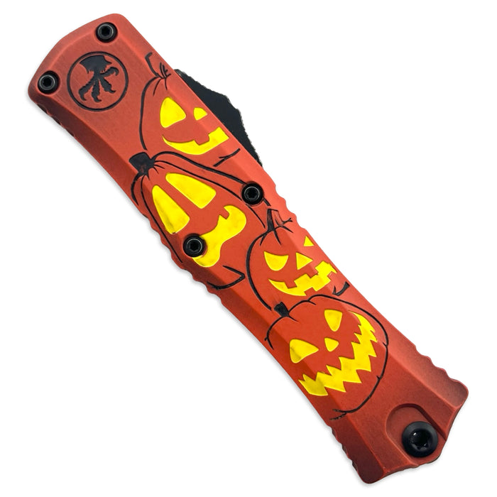 Microtech 1702M-1HWJLS - Hera® II Mini D/E Signature Series Jack-O-Lantern Standard