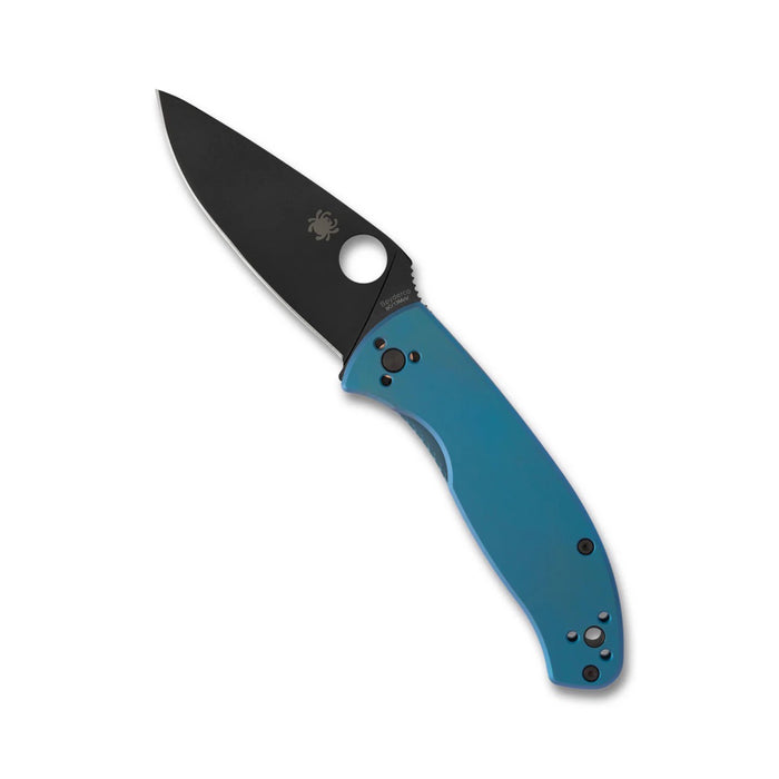 Spyderco C122TIBLBKP - Tenacious R.I.L. Blue Titanium