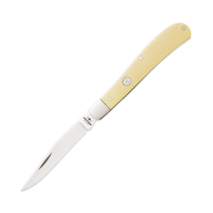Bear & Son C3148 - Yellow Delrin 1 Blade Slimline