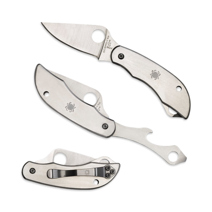 Spyderco C175P - ClipiTool Bottle Opener & Screwdriver Stainless Plainedge