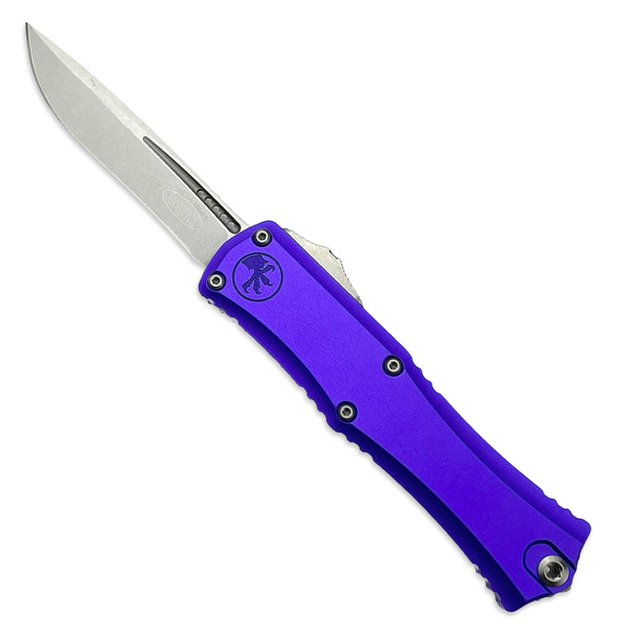 Microtech 1705M-10PU - Hera II Mini Recurve Purple Stonewash Standard