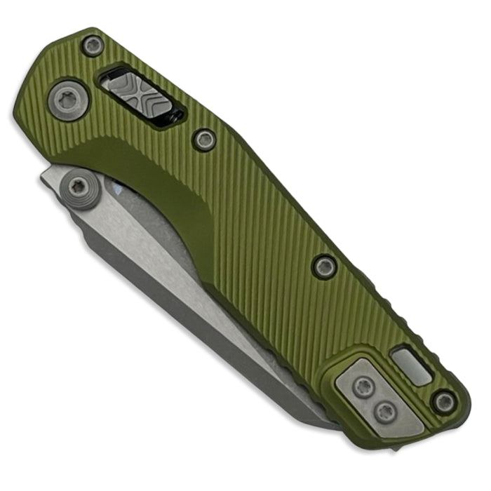 Microtech 210M-10APFLOD - MSI Mini S/E Fluted OD Green Apocalyptic Standard