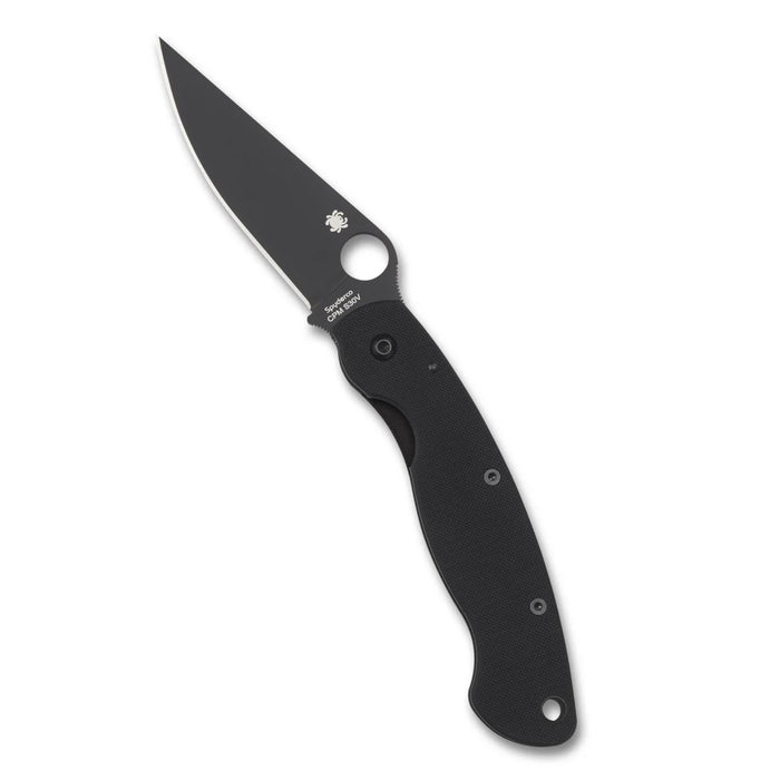 Spyderco C36GPBK - Military Model Black G-10 Black Blade Plainedge
