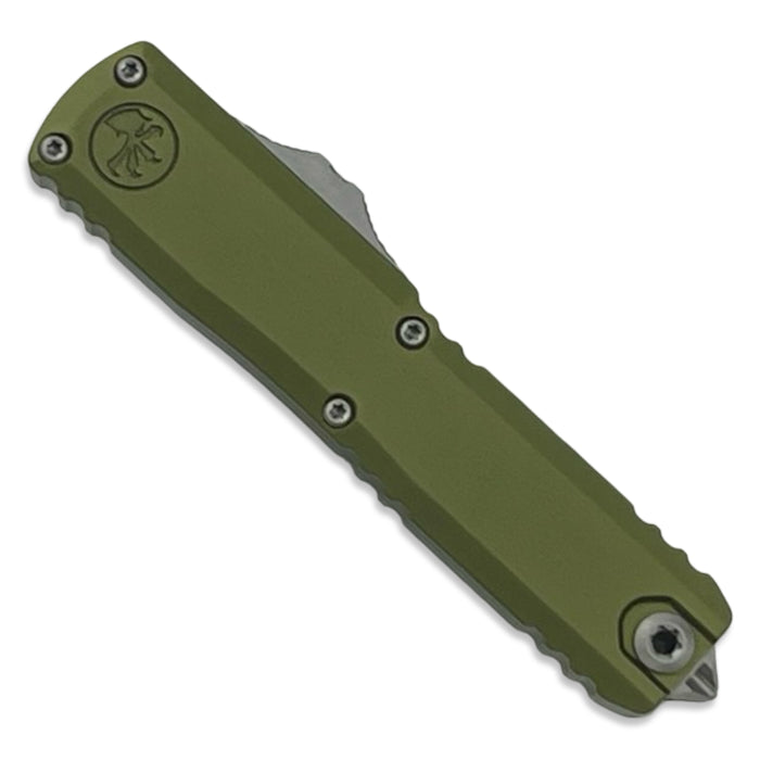 Microtech 11474-10OD - UTX-70 D/E Gen IV OD Green Stonewash Standard