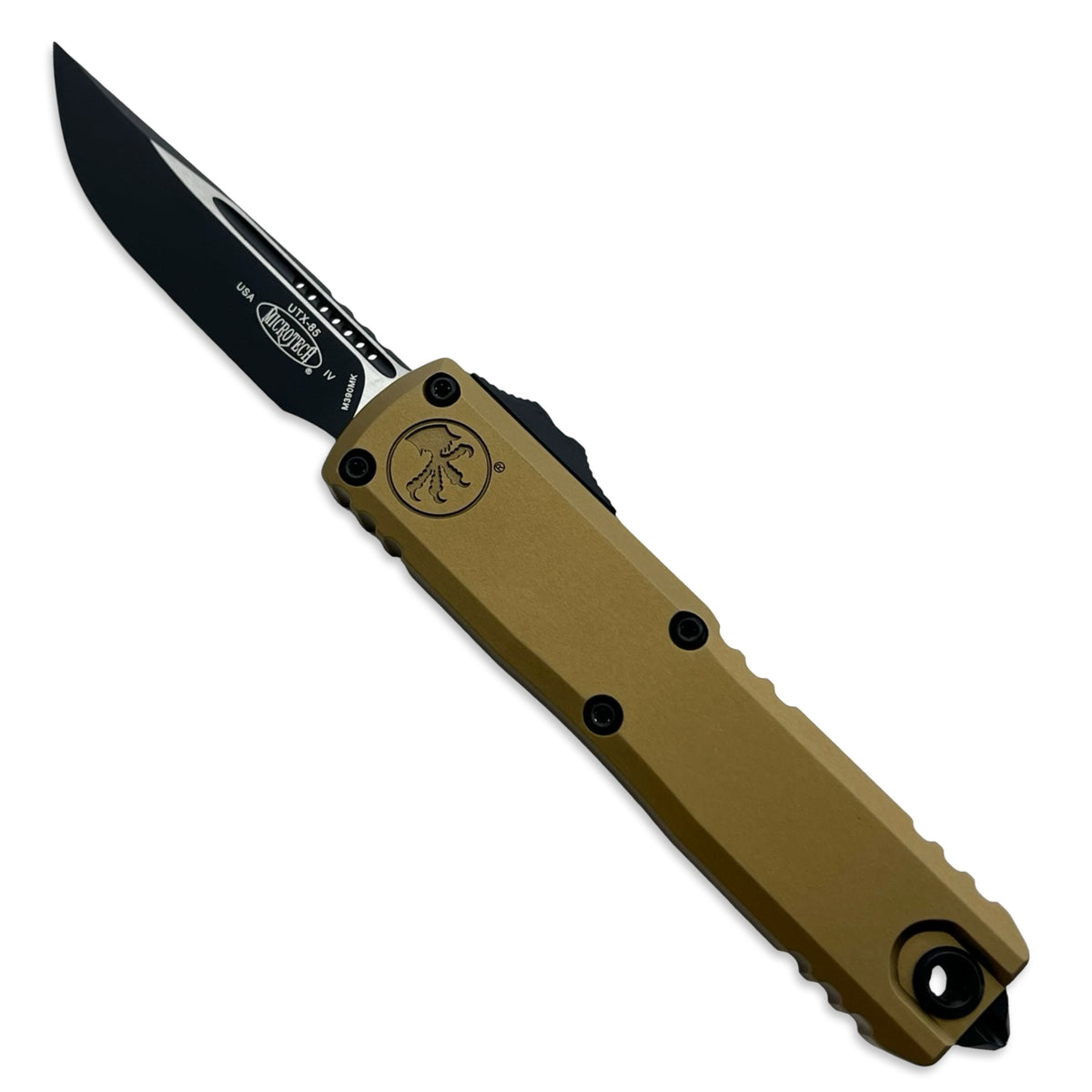 Microtech 12314-1TA - UTX-85 S/E Gen IV Tan Standard — Eagle Valley Cutlery