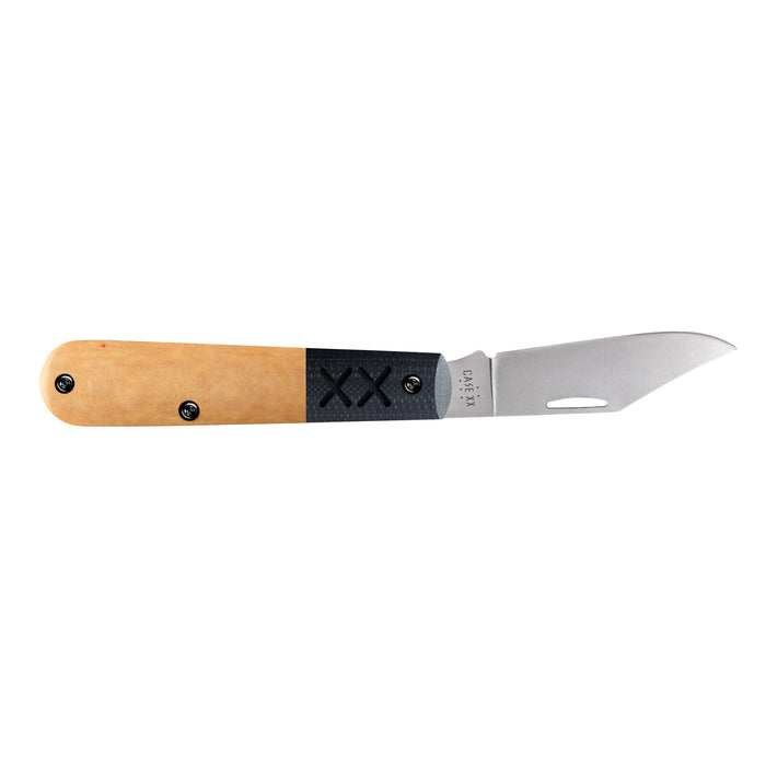 Case 53160 - Tan Richlite W/Black G-10 Smooth XR Barlow  (XR101009 1/2 S35VN)