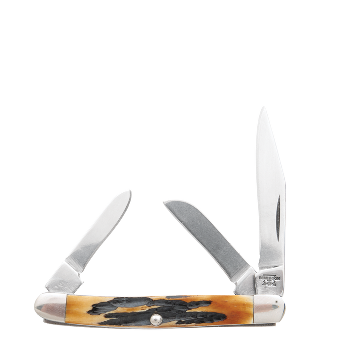 Bear & Son 533 - Genuine India Stag Bone Small Stockman
