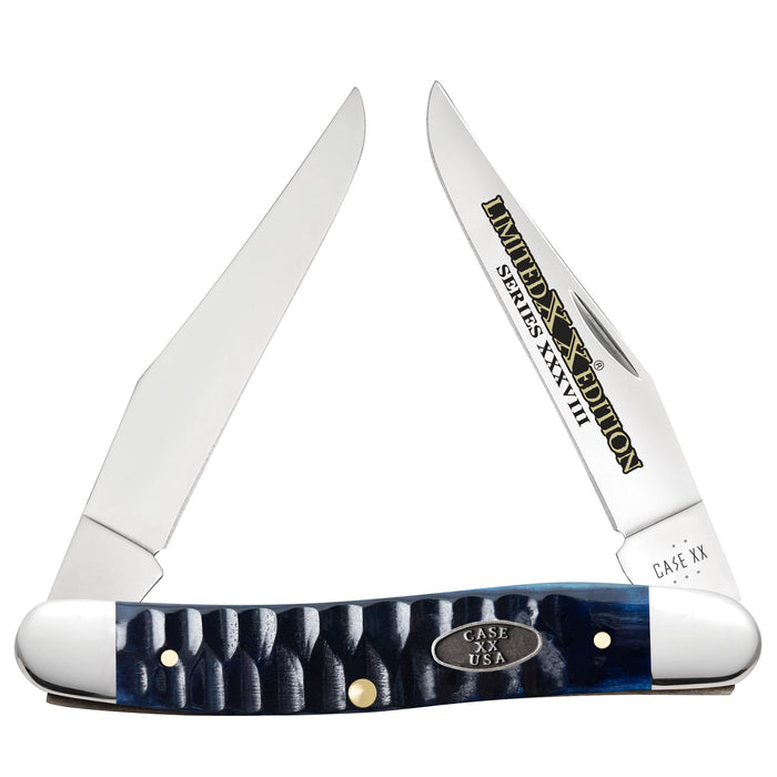 Case 53985 - Limited XX Edition XXXVIII Series Ocean Blue Bone Gator Jig Muskrat (MUSKRAT SS)