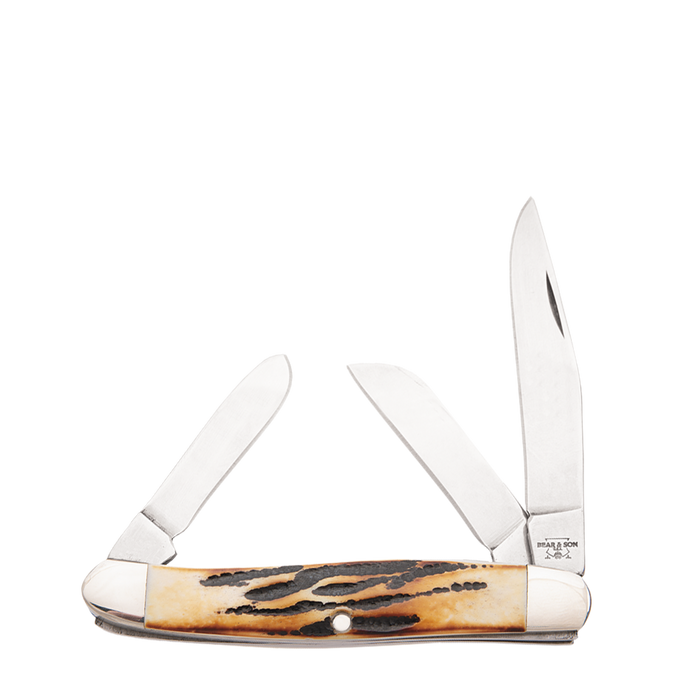 Bear & Son 547 - Genuine India Stag Bone Large Stockman
