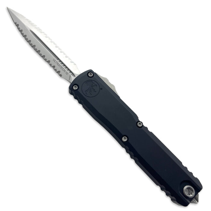 Microtech 11224-D12 - Ultratech D/E Gen IV Stonewash Double Full Serrated