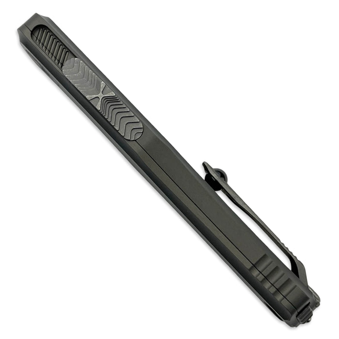 Microtech 1705-10APNC - Hera II Recurve Natural Clear Apocalyptic Standard