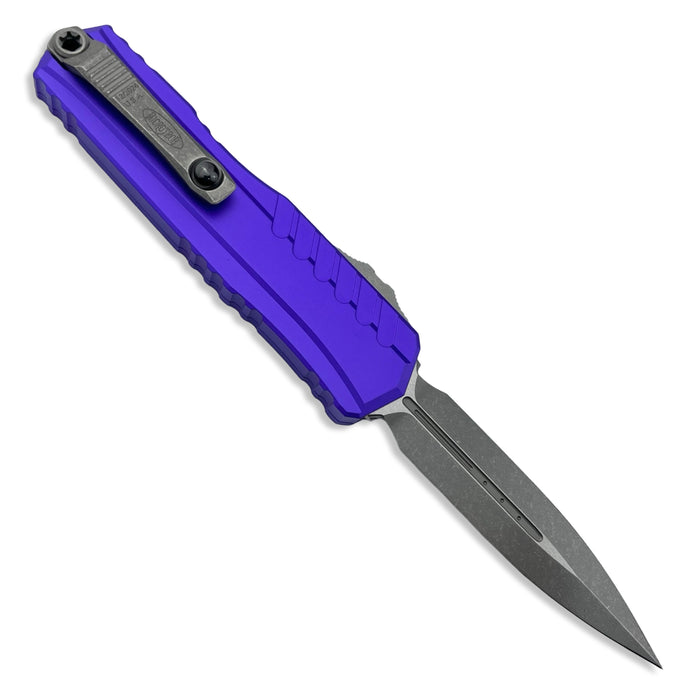 Microtech 1242-10APPU - Cypher II D/E Purple Apocalyptic Standard