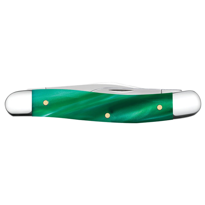 Case 24412 - Smooth Green Pearl Kirinite Medium Pen