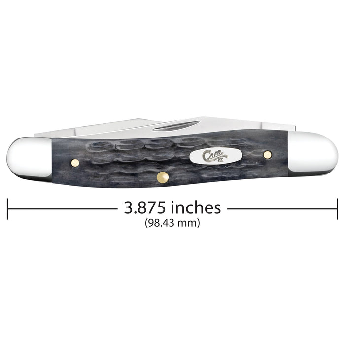 Case 58418 - Pocket Worn Gray Bone Crandall Jig Muskrat (MUSKRAT CS)