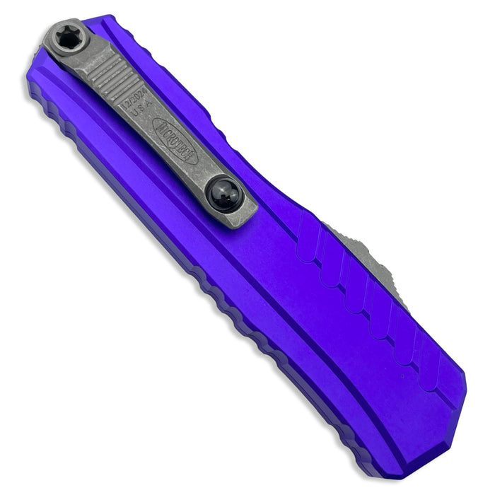 Microtech 1242-10APPU - Cypher II D/E Purple Apocalyptic Standard