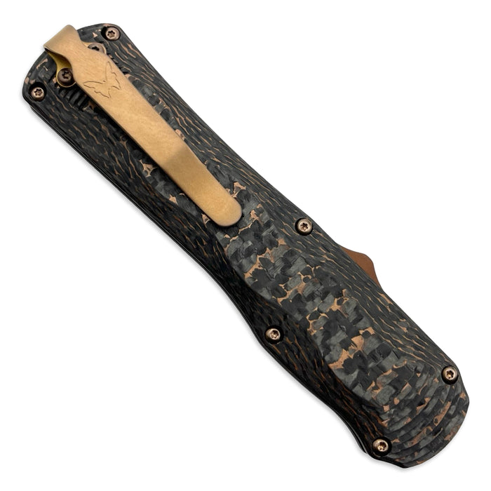Benchmade 3401BK-2501 - Limited Edition #26 Snakeskin FatCarbon Damasteel Autocrat