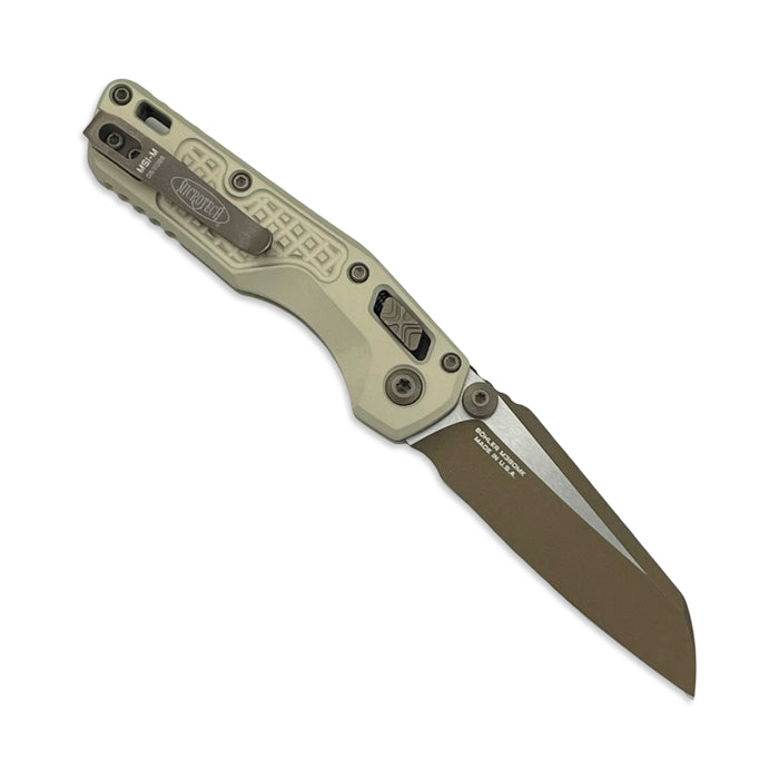 Microtech 210M-1FRCG-C19Z23 - MSI Mini S/E Frag Champagne Gold Standard