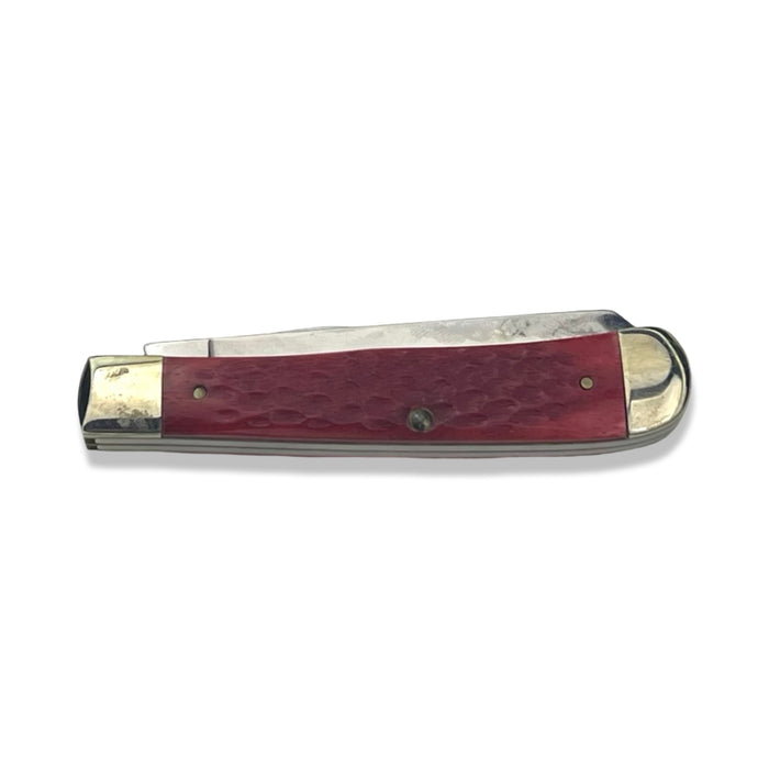 Vintage Case XX 4-Dot Red Jigged Bone Coon Trapper (6254 SS) #16