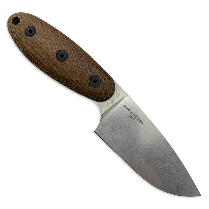 ESEE Sencillo A2 Burlap Micarta