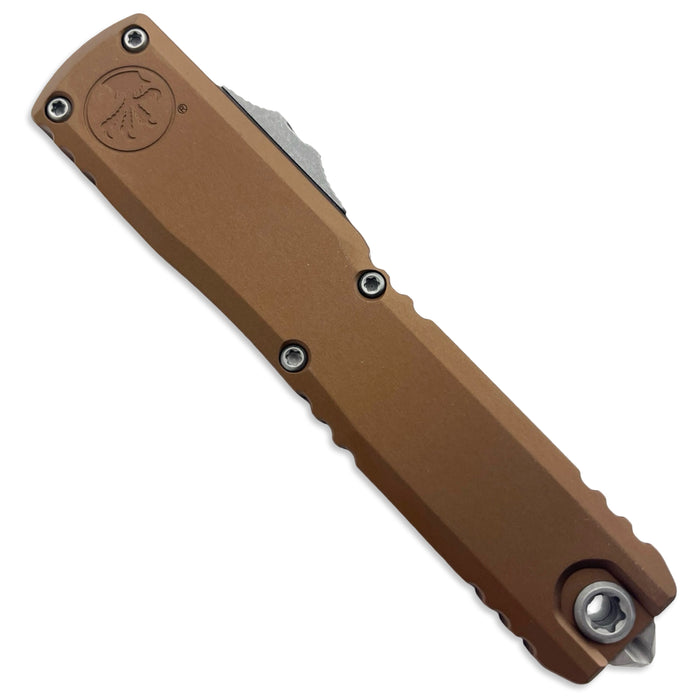 Microtech 11224-12APBN - Ultratech D/E Gen IV Brown Apocalyptic Full Serrated