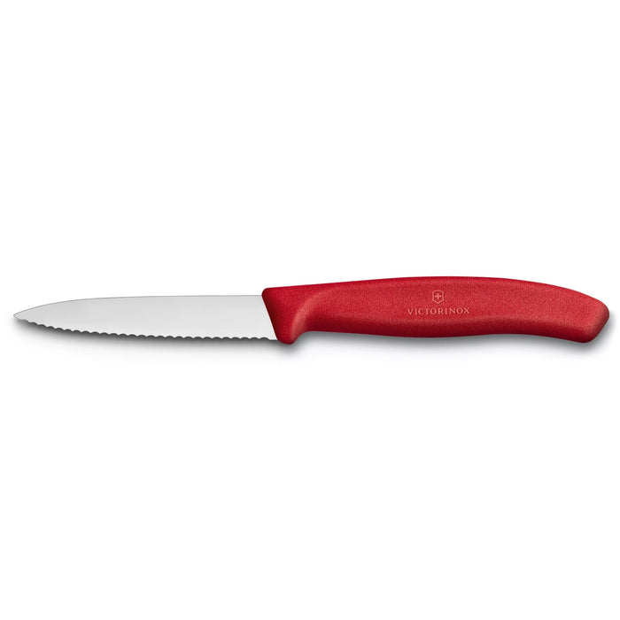 Victorinox Red 3.25" Serrated Paring Knife