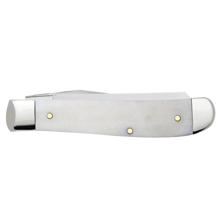 Case 60865 - Religious Natural Bone Smooth Mini Trapper (6207  SS) Psalms 118:24