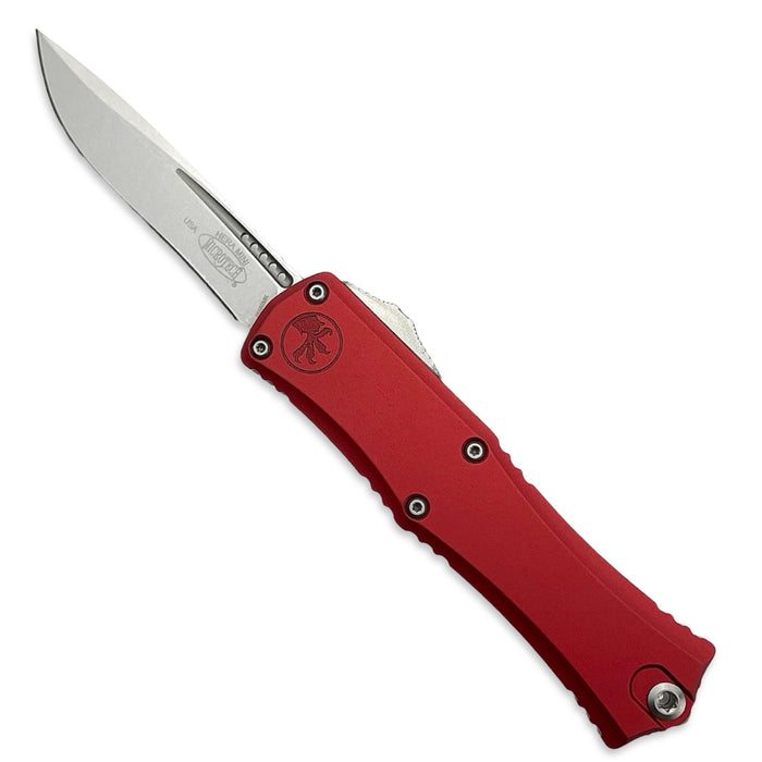 Microtech 1705M-10RD - Hera® II Mini Recurve Red Stonewash Standard