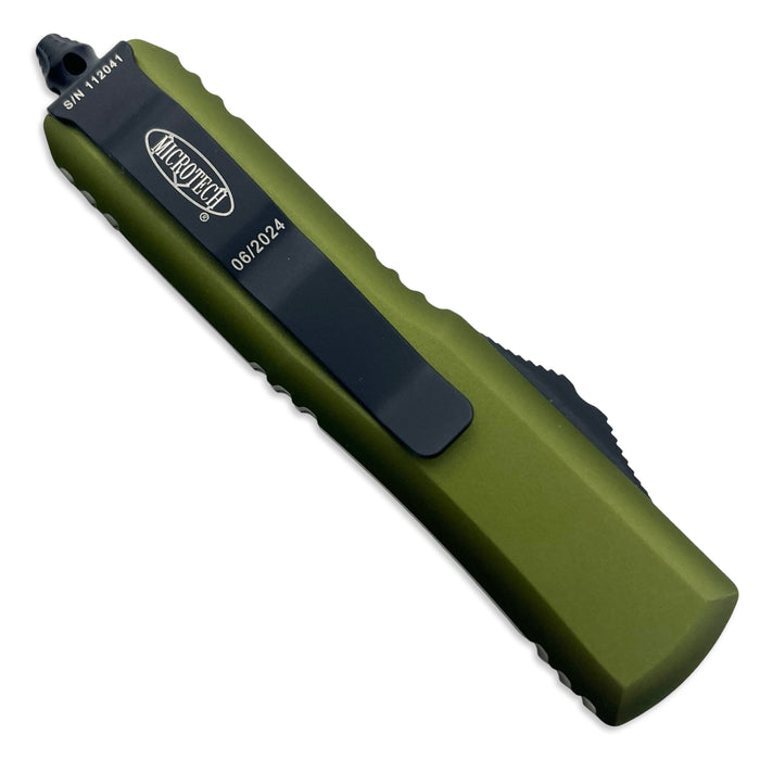 Microtech 231-2OD - UTX-85 S/E OD Green Partial Serrated *USED*