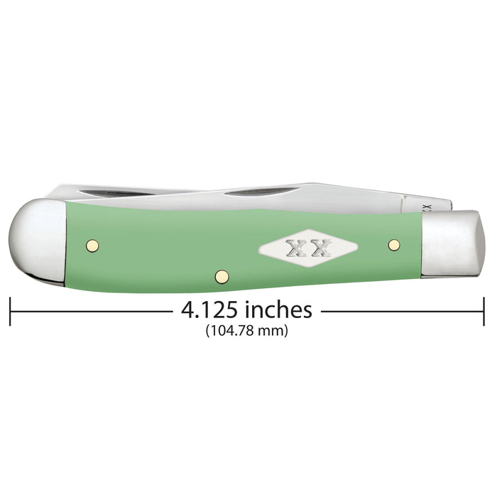 Case 63830 - Mint Green Synthetic Smooth Trapper (4254 SS)