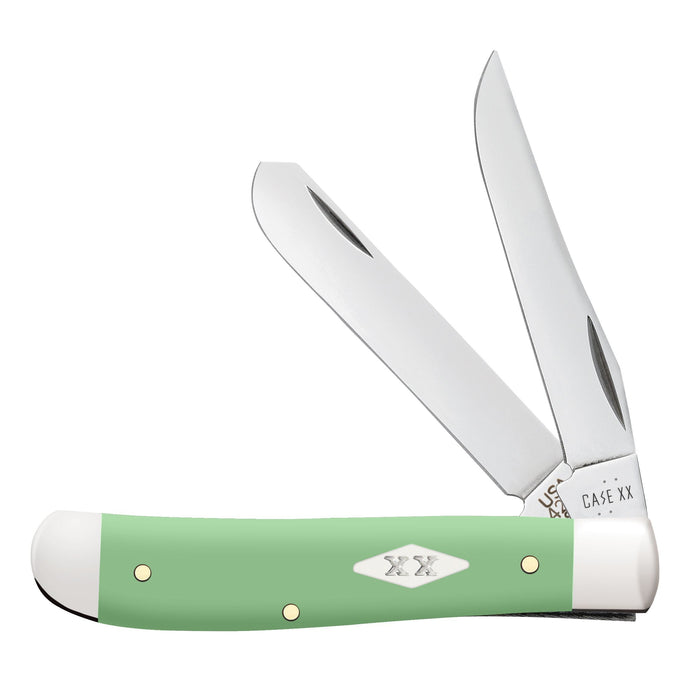Case 63831 - Mint Green Synthetic Smooth Mini Trapper (4207 SS)