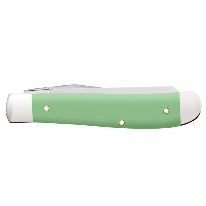 Case 63831 - Mint Green Synthetic Smooth Mini Trapper (4207 SS)