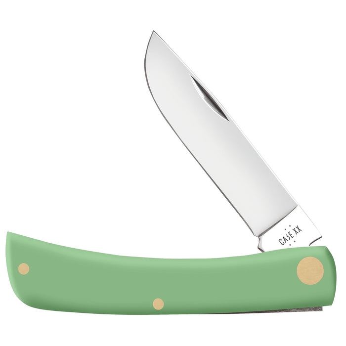 Case 63834 - Mint Green Synthetic Smooth Sod Buster Jr (4137 SS)