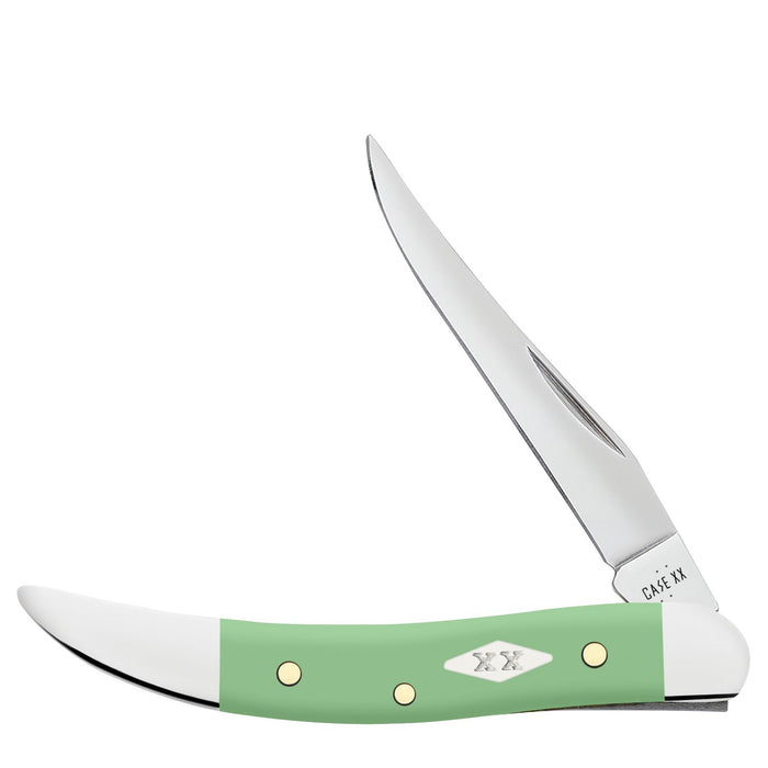 Case 63835 - Mint Green Synthetic Smooth Small Texas Toothpick (410096 SS)